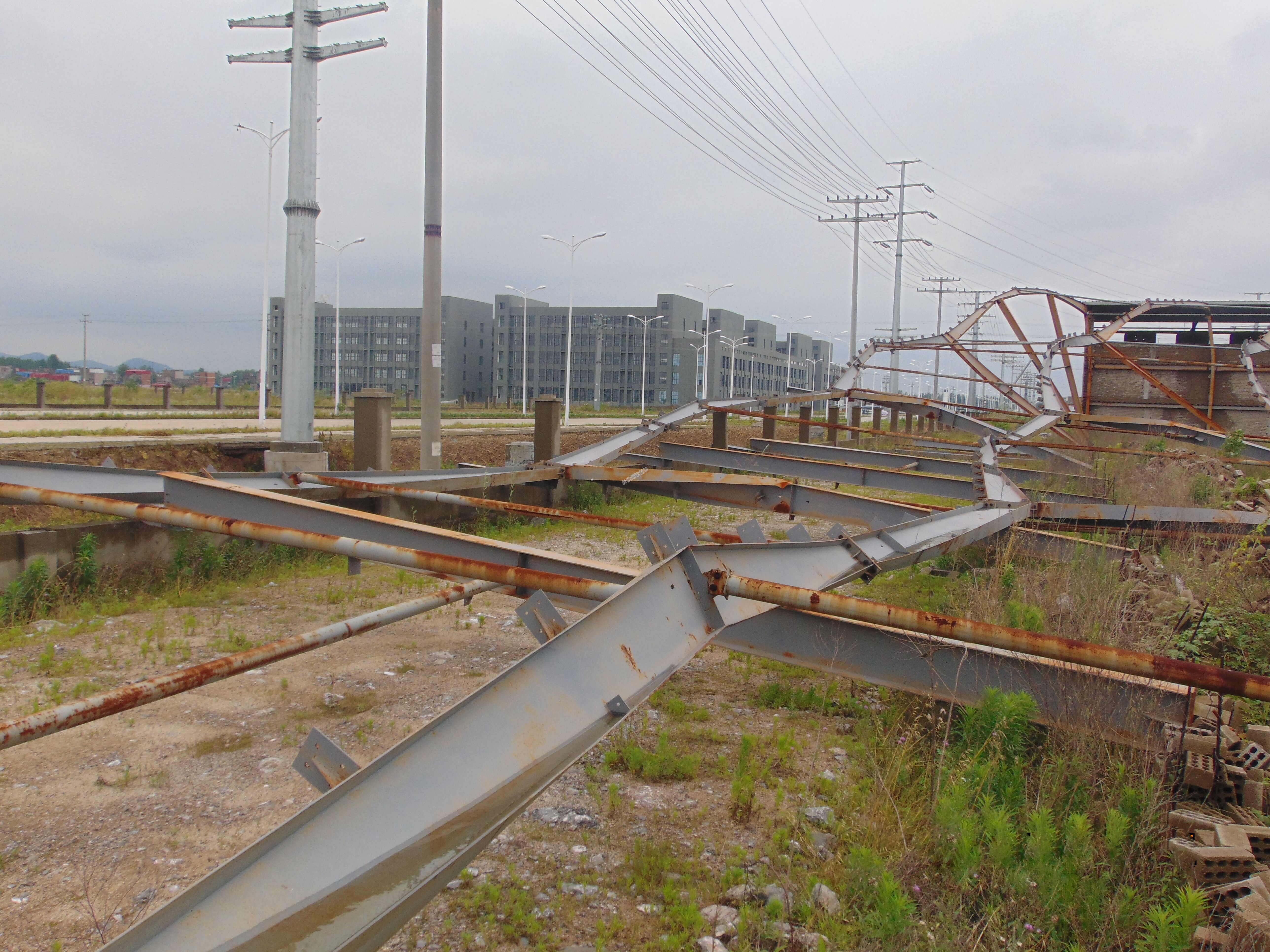安徽鴻望原牛皮生產(chǎn)車間剛架倒塌司法鑒定