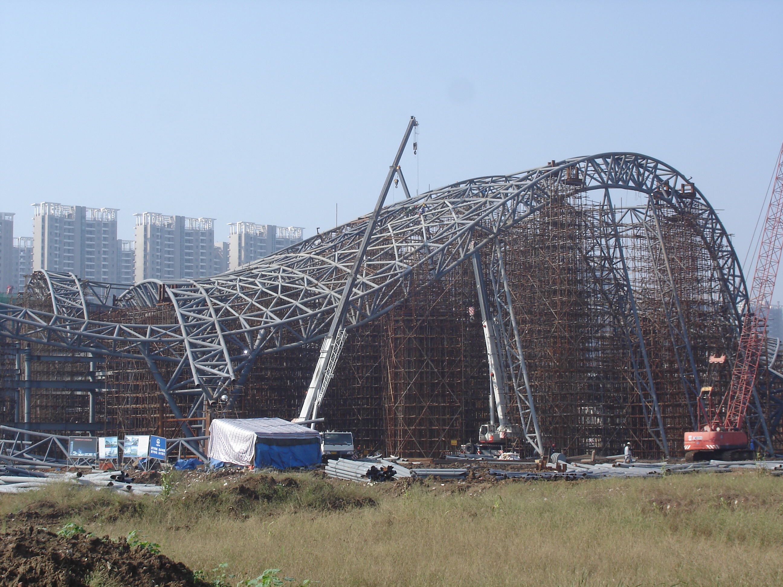 濱湖國際會(huì)展中心應(yīng)力監(jiān)測(cè)